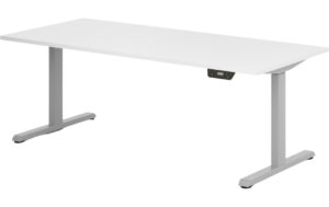 1859734 - Mediatech Actiforce Steelforce Eco 1050 silber KIT Gestell silber, Tischplatte weiss 80x160 kaufen Schweiz | Mediatech.ch