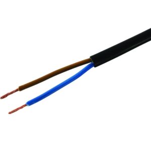 Installationskabel TD 2x 0.75mm2 schwarz, 20m