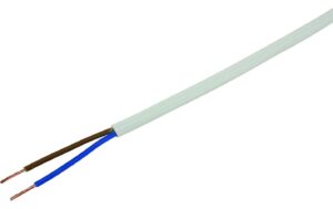 Installationskabel TD 2x0.75mm2 weiss, 20m