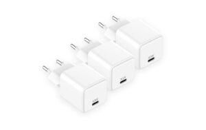 LMP USB-C GaN P.A. 30W 3Pack iPad/iPhone USB-C max. 30W, QC 3.0 & PD, 3 Pack, weiss