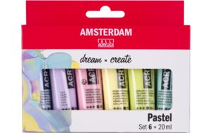 Amsterdam Acrylfarbe Set Pastel 6 Tuben à 20ml