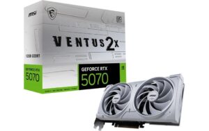 MSI RTX5070 VENTUS 2X OC WH 12GB GeForce RTX5070, 3x DP, 1x HDMI
