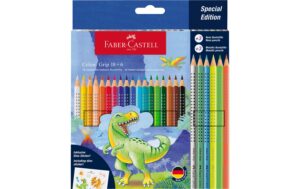 Faber-Castell Farbstift Colour Grip Dino 18+6 Kartonetui