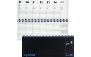 Biella Pultkalender Longatti 2026 Wire-O 29,8 x 11,7 cm, 1W/2S