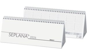 Biella Pultkalender Seplana Steller 2026 1W/2S, 29,8 x 11,7 cm