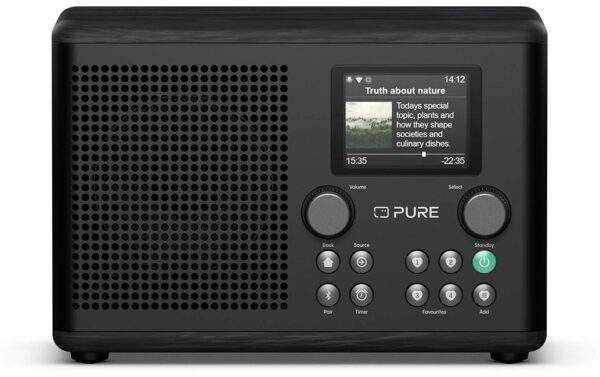 Pure DAB+ Radio Classic H4i Black Ash
