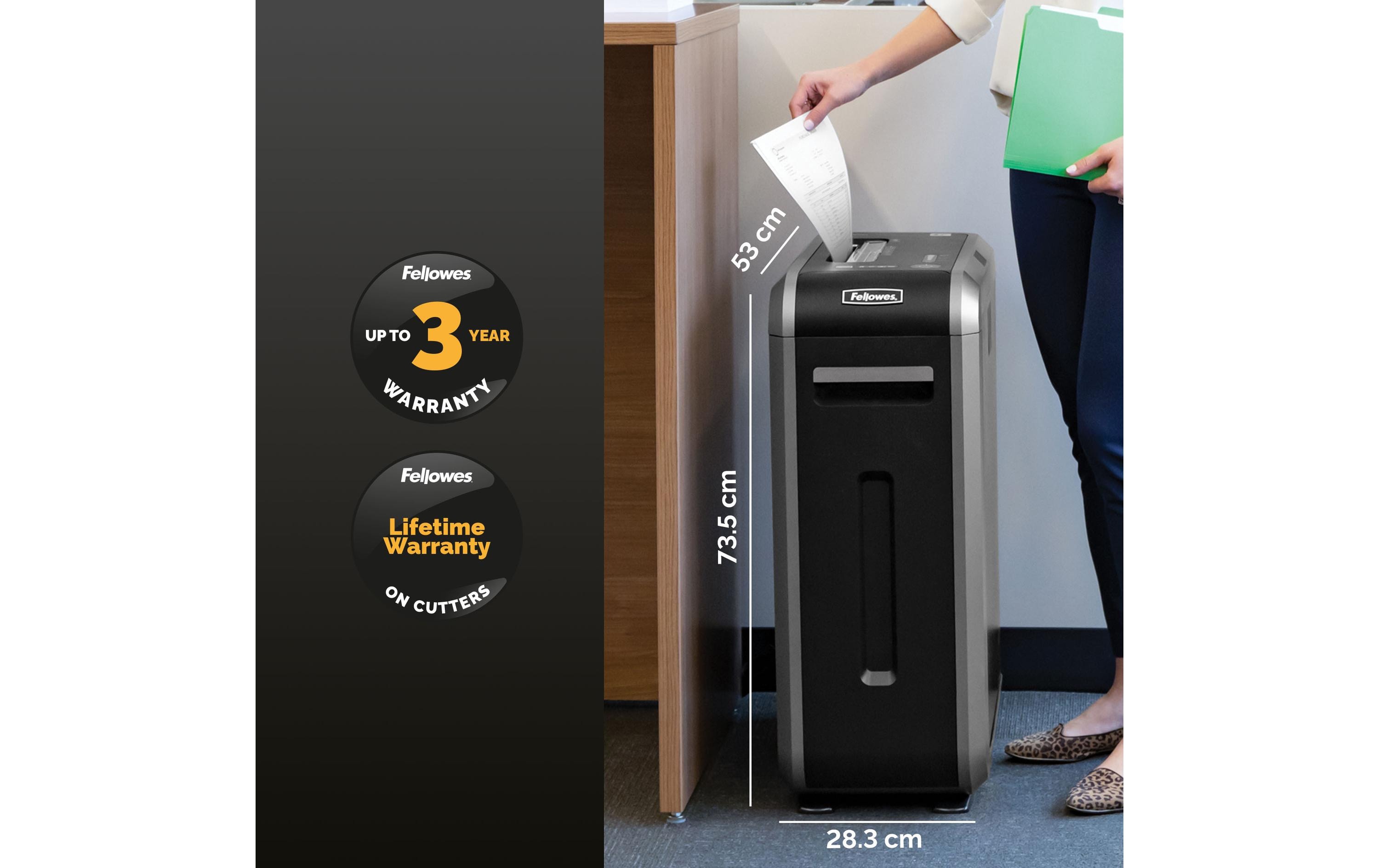 186369_7 - Mediatech Fellowes Aktenvernichter 125Ci bis 18 Blatt, 53 Liter, Partikelschnitt