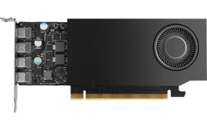 PNY Nvidia RTX A1000, 8GB GDDR6, PCI-E 4.0 Nvidia RTX A1000, 4x mDP 1.4a, 35W