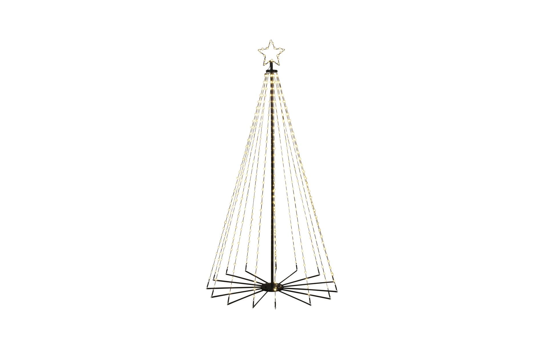 Konstsmide LED Tannenbaum Stern 180 cm 515 bernsteinfarbene LED, 6W, Timer, IP55 kaufen Schweiz | Mediatech.ch