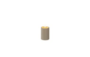 Konstsmide LED Kerze Kunststoff mattbeige 1 ww LED, exkl. Batterie AA, H: 10cm IP44