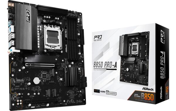 ASRock B850 PRO-A, ATX, AM5 AMD B850, AM5, 4x DDR5, PCIe 5.0 kaufen Schweiz | Mediatech.ch
