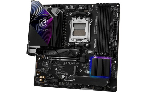 1864481_3 - Mediatech ASRock B850M RIPTIDE WIFI, mATX, AM5 AMD B850, AM5, 4x DDR5, PCIe 5.0