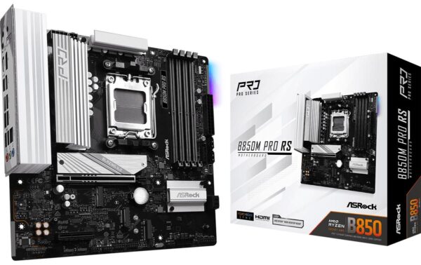 ASRock B850M PRO RS, mATX, AM5 AMD B850, AM5, 4x DDR5, PCIe 5.0 kaufen Schweiz | Mediatech.ch