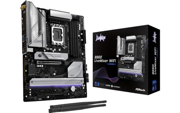 ASRock B860 LIVEMIXER WIFI, ATX, LGA1851 Intel B860, LGA1851, 4x DDR5, PCIe 5.0 kaufen Schweiz | Mediatech.ch