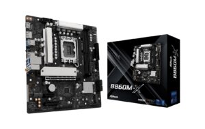ASRock B860M-X, mATX, LGA1851 Intel B860, LGA1851, 2x DDR5, PCIe 4.0 kaufen Schweiz | Mediatech.ch