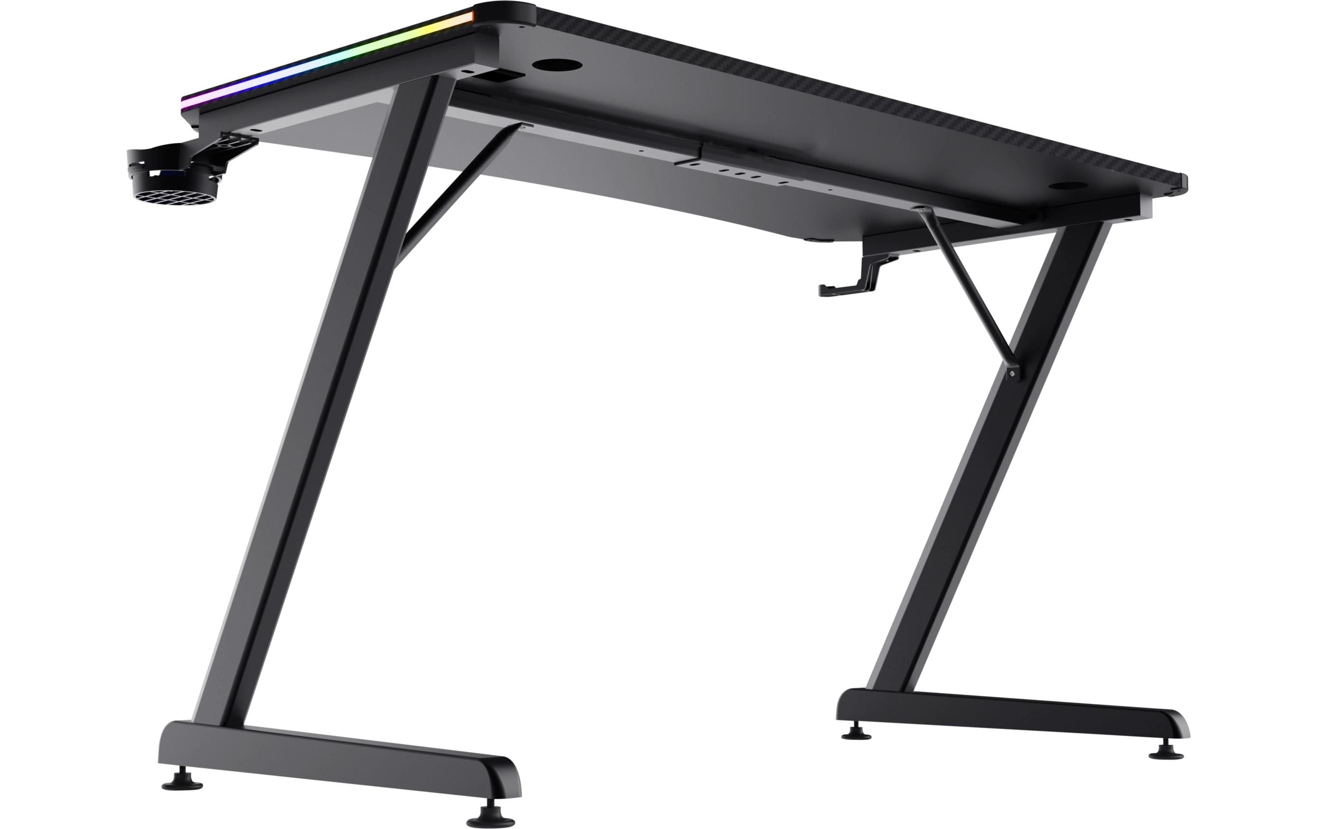 1864621_5 - Mediatech Trust GXT709 Luminus RGB Gaming Tisch schwarz