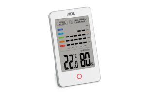 ADE digitales Thermo-/Hygrometer weiss mit Schimmelalarm