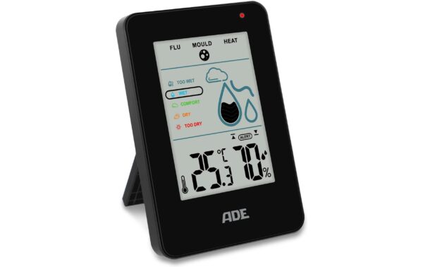 ADE digitales Thermo-/Hygrometer schwarz kaufen Schweiz | Mediatech.ch