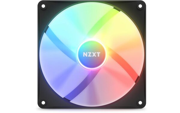 Gehäuselüfter NZXT F-Series Core RGB 140 Schwarz140x140x26mm, 12V, 34.48dBA