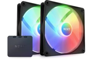 Gehäuselüfter NZXT F-Series Core RGB 120 2P Schwarz140x140x26mm, 12V, 20-32.5dBA