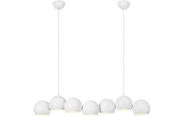 Markslöjd CUPOLO Hängeleuchte 7L Weiss E14 max. 40W (7x), 150cm Textilkabel kaufen Schweiz | Mediatech.ch