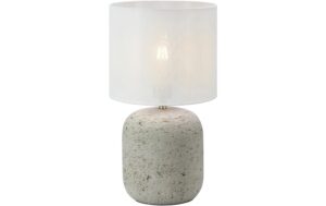 Markslöjd MONTAGNA Tischleuchte 45cm Grau E14 max. 40W (1x), Schalter am Kabel
