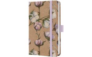 Jolie Wochenagenda Pure, Cotton Fields A6 1W/2S, 174 Seiten, 9,5x15cm, d/e/fr/nl