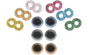 Rico Sicherheitsaugen 12 mm, Karte 6 Stk.
