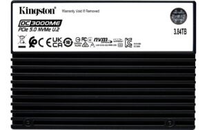 SSD Kingston Enterprise DC3000ME 3840GB U.2, PCIe NVMe Gen5 x4, 14000MB/s, 5800MB/s