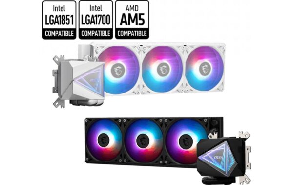 1869414 - Mediatech MSI MAG CORELIQUID I360 WHITE Liquid CPU Cooler, 3x120mm ARGB kaufen Schweiz | Mediatech.ch