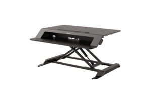 Fellowes Sitz-Steh Workstation Lotus LT schwarz, Gegengewicht-Technologie