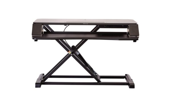 1869507 - Mediatech Fellowes Sitz-Steh Workstation Corsivo schwarz, Gegengewicht-Technologie kaufen Schweiz | Mediatech.ch