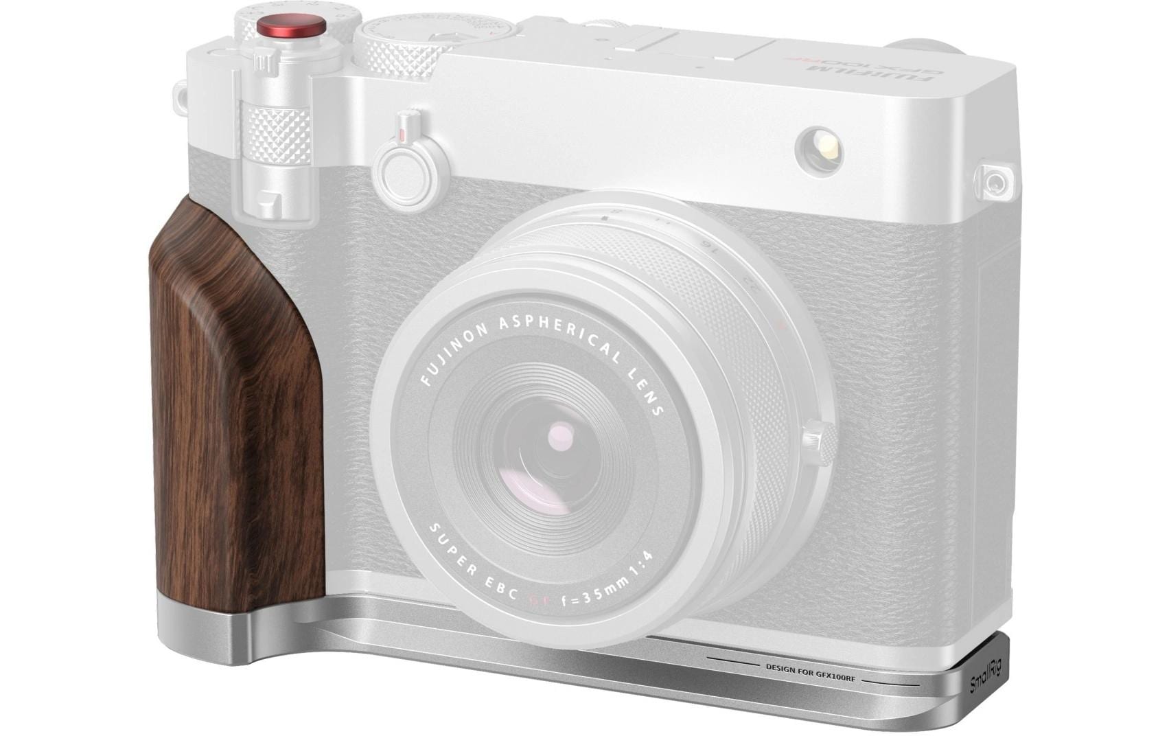 1869546 - Mediatech SmallRig L-Shape Plate with Wooden Handle for FUJIFILM GFX100RF (Silver) kaufen Schweiz | Mediatech.ch