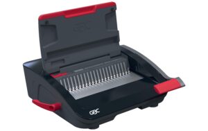 1870335 - Mediatech GBC Plastikbindegerät Combbind CB20 Stanzleistung 20Bl,Bindekapazität 240 Blatt