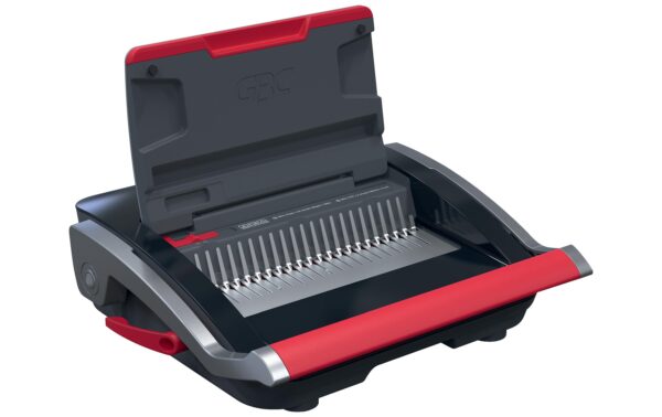 1870336_2 - Mediatech GBC Plastikbindegerät Combbind CB25 Stanzleistung 25Bl,Bindekapazität 390 Blatt