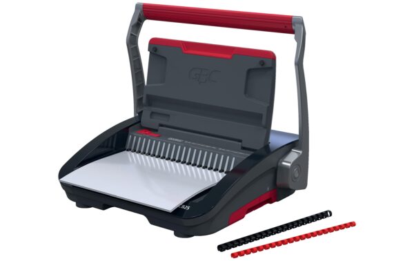 1870336_4 - Mediatech GBC Plastikbindegerät Combbind CB25 Stanzleistung 25Bl,Bindekapazität 390 Blatt
