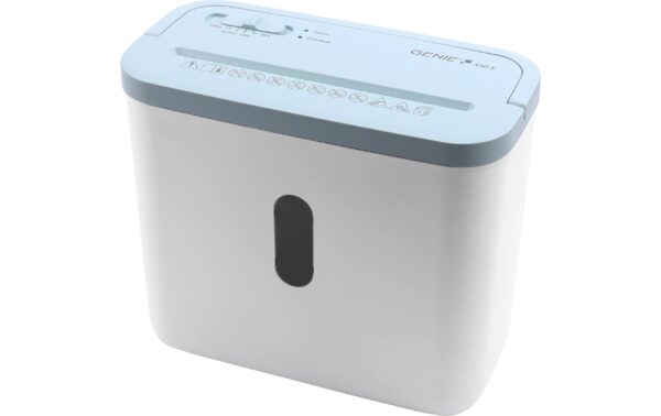 1872408 - Mediatech Genie Aktenvernichter 440X Weiss/Blau P4, 4 Blatt kaufen Schweiz | Mediatech.ch