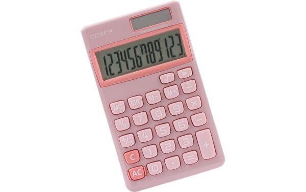 Genie Taschenrechner 212P pink 12-stelliger Display kaufen Schweiz | Mediatech.ch
