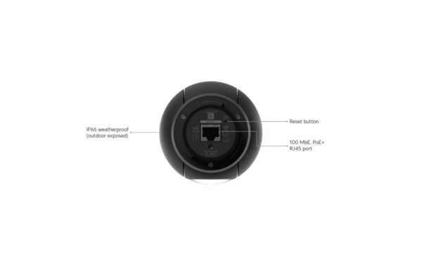 Ubiquiti UniFi Video Camera UVC-G5-PTZ-B Schwarz, Outdoor,2K,IR, 2x Zoom, IR bis 20m