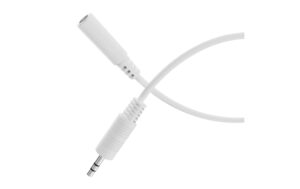 HDSupply 3.5mm Audio Klinken-Verlängerung 2.5m, weiss, Stereo, Stecker - Buchse