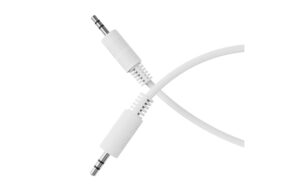 HDSupply 3.5mm Audio Klinken-Kabel, 0.25m weiss, Stereo, Stecker - Stecker