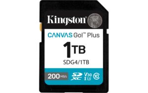 Kingston Canvas Go! Plus SDXC Card 1TB UHS-I U3, les. 200MB/s, schr. 160MB/s kaufen | Mediatech.ch