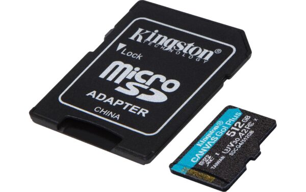 Canvas Go! Plus microSDXC Card 512GB UHS-I U3,les. 200MB/s,schr. 160MB/s