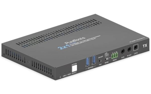 PureTools PT-HDBT-1021KVM-TX HDBaseT, USB-C, HDBaseT 3.0, 4K, HDMI, RS23 kaufen Schweiz | Mediatech.ch