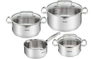 Tefal Duetto+ Topfset 7-teilig 2 Pfannen, 2 Kasserollen, 1 Schmorpfanne