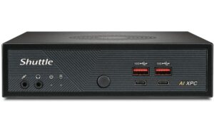 Shuttle Barebone DN11H5, schwarz Intel Core Ultra5 125H,2x DDR5 SO-DIMM 5600