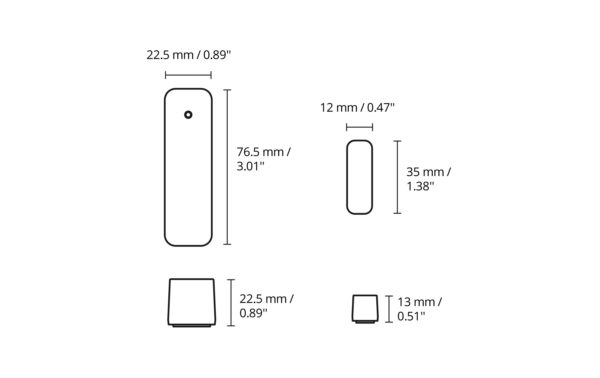 WiZ Contact Sensor 1Pack weiss
