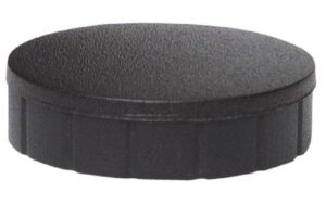 MAUL Magnete solid, 10 Stk Ø 24 mm, schwarz