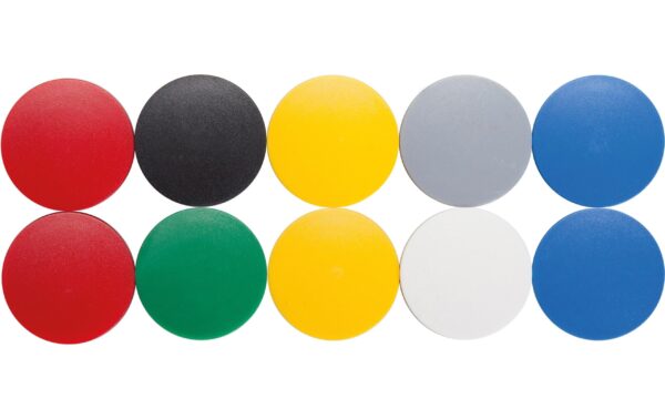 MAUL Magnete solid, 10 Stk Ø 38 mm, farbig kaufen Schweiz | Mediatech.ch
