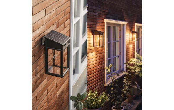 1875908_2 - Mediatech Philips Outdoor Wandleuchte Solar Geri 470lm, 2700K, IP44 2.9W